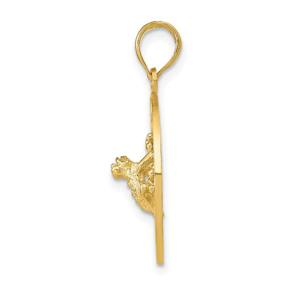 14K Gelbgold PUERTO RICO Anhänger mit Frosch