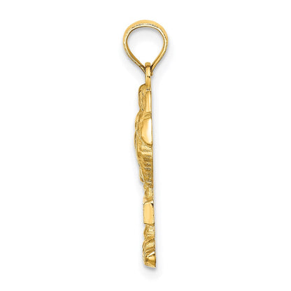14K Gelbgold SANIBEL Palmenbaum-Charm