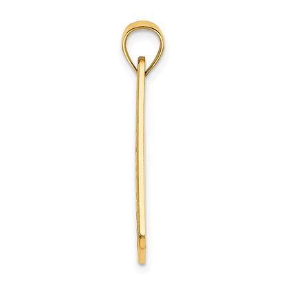 14K Gelbgold Nummernschild-Charm „SANIBEL FLORIDA“