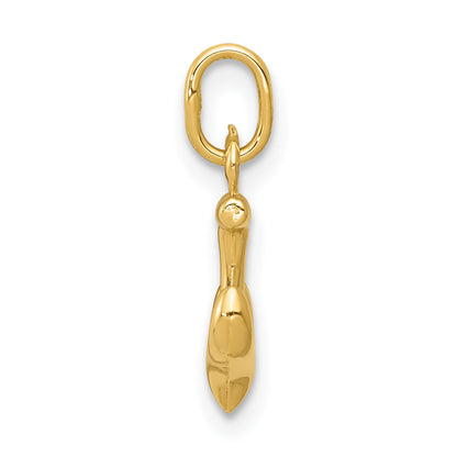 14K Gelbgold Anker Charm