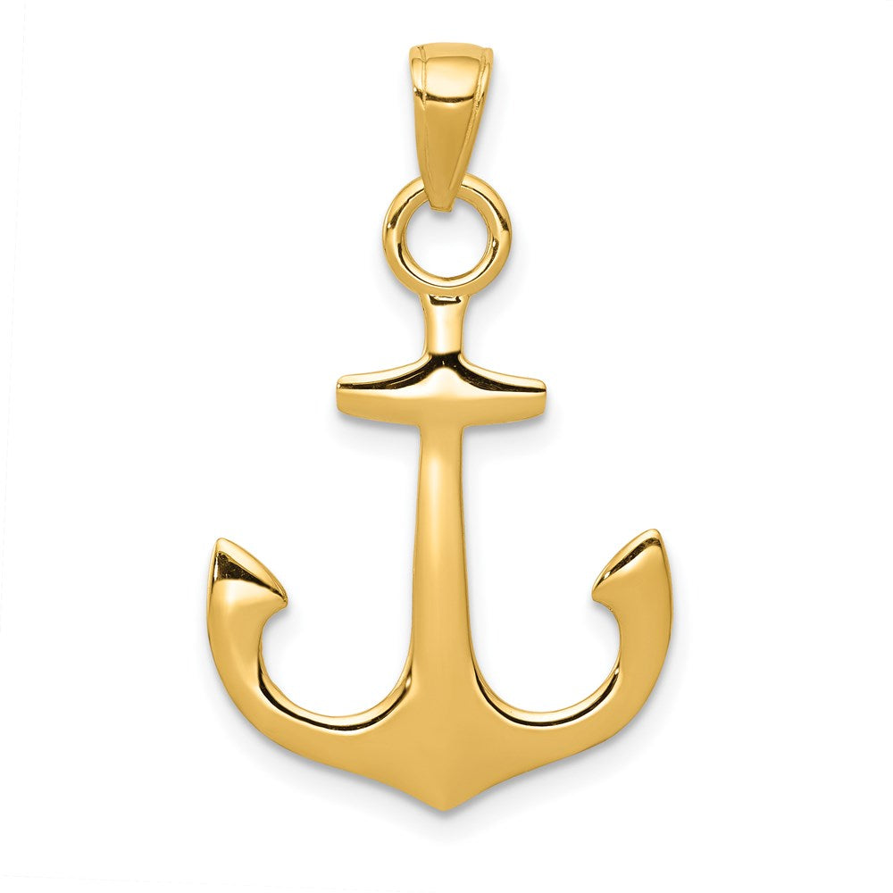 14K Gelbgold Anker-Anhänger