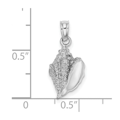 Muschel-Charm aus 14K Weißgold
