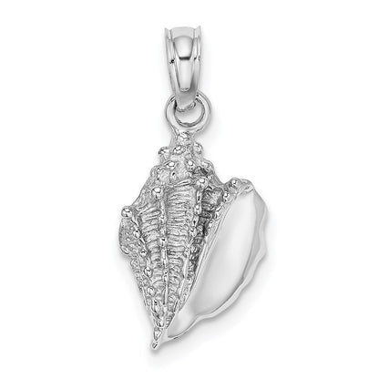 Muschel-Charm aus 14K Weißgold