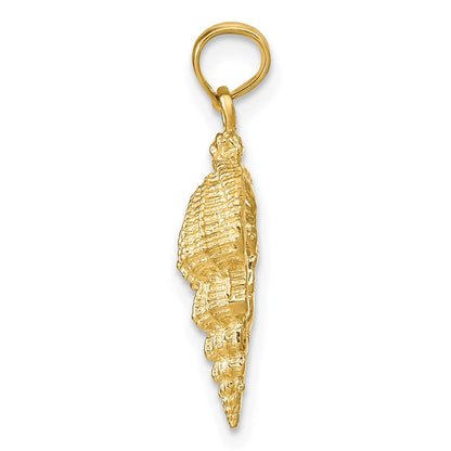 14K Gelbgold Muschel-Anhänger