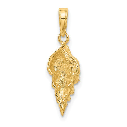 14K Gelbgold Muschel-Anhänger