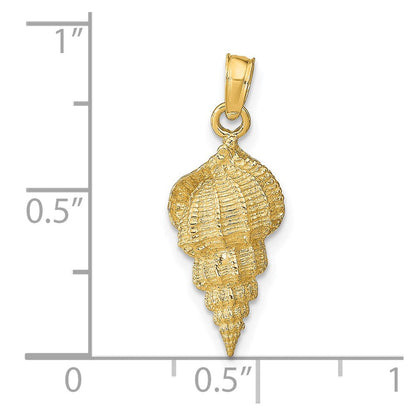 14K Gelbgold Muschel-Anhänger