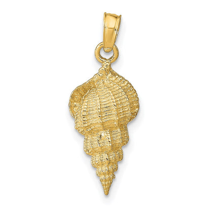 14K Gelbgold Muschel-Anhänger