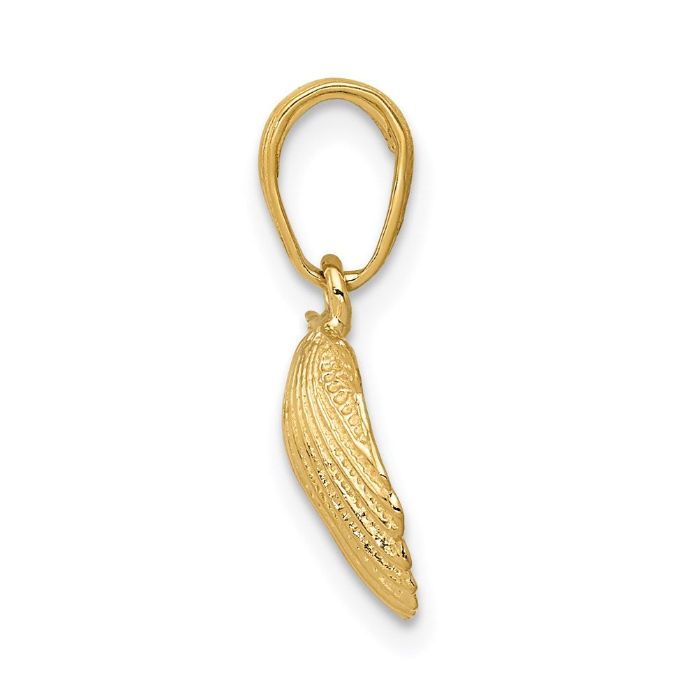 14K Gelbgold Muschel Anhänger