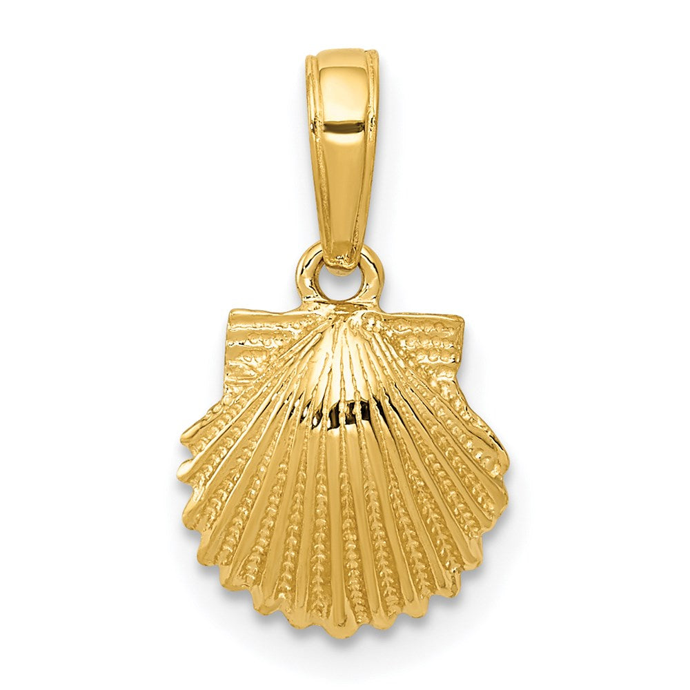 14K Gelbgold Muschel Anhänger