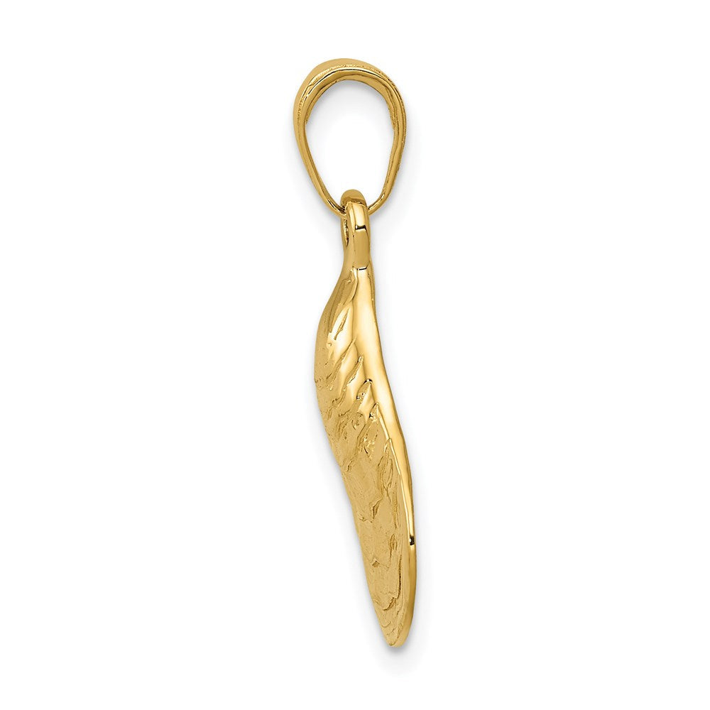 14K Gelbgold Austernmuschel-Anhänger