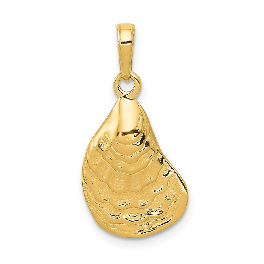 14K Gelbgold Austernmuschel-Anhänger