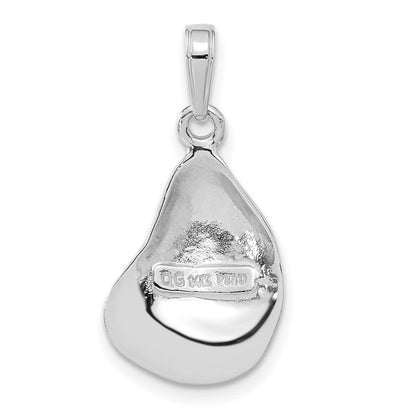 Anhänger mit Austernschale aus 14K Weißgold