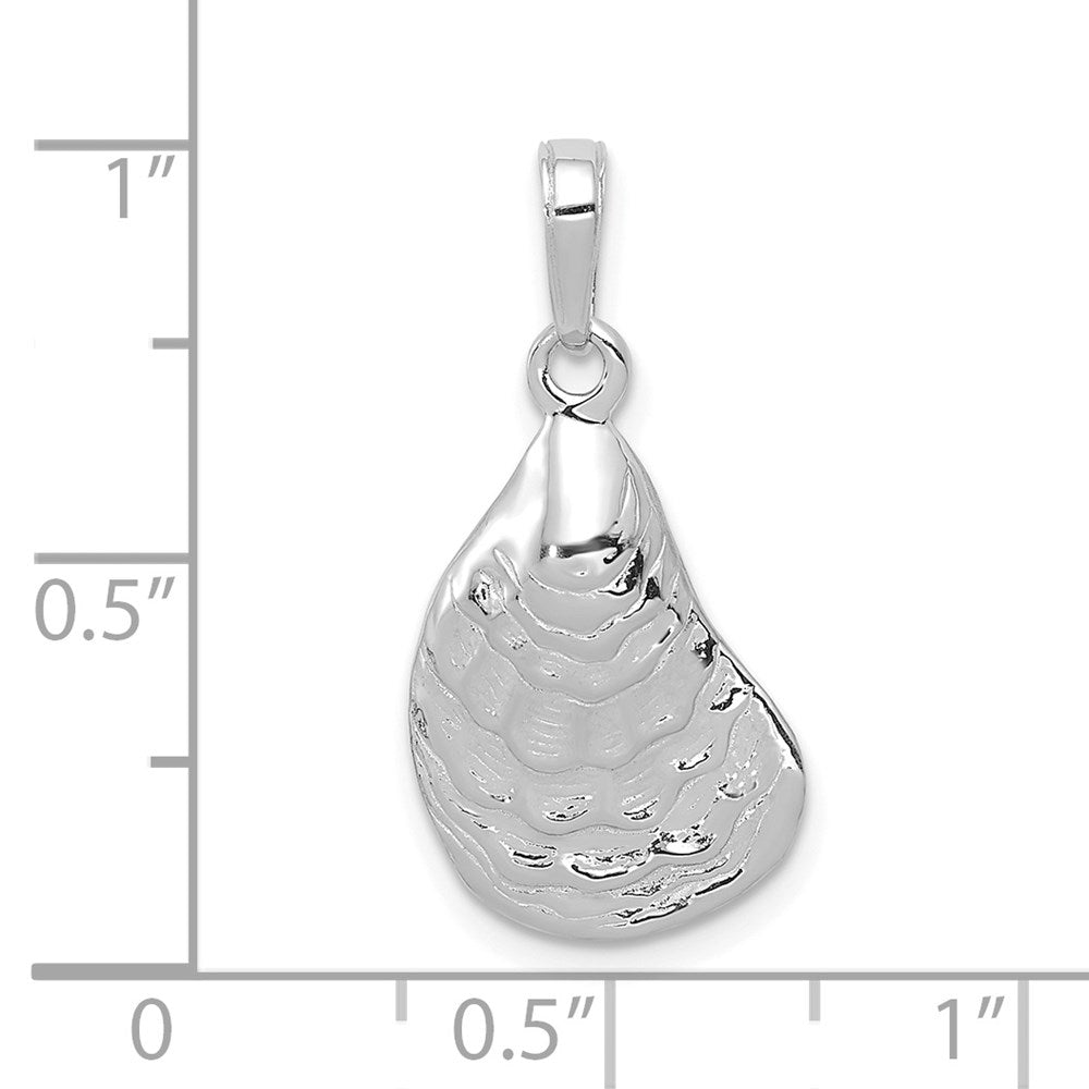 Anhänger mit Austernschale aus 14K Weißgold