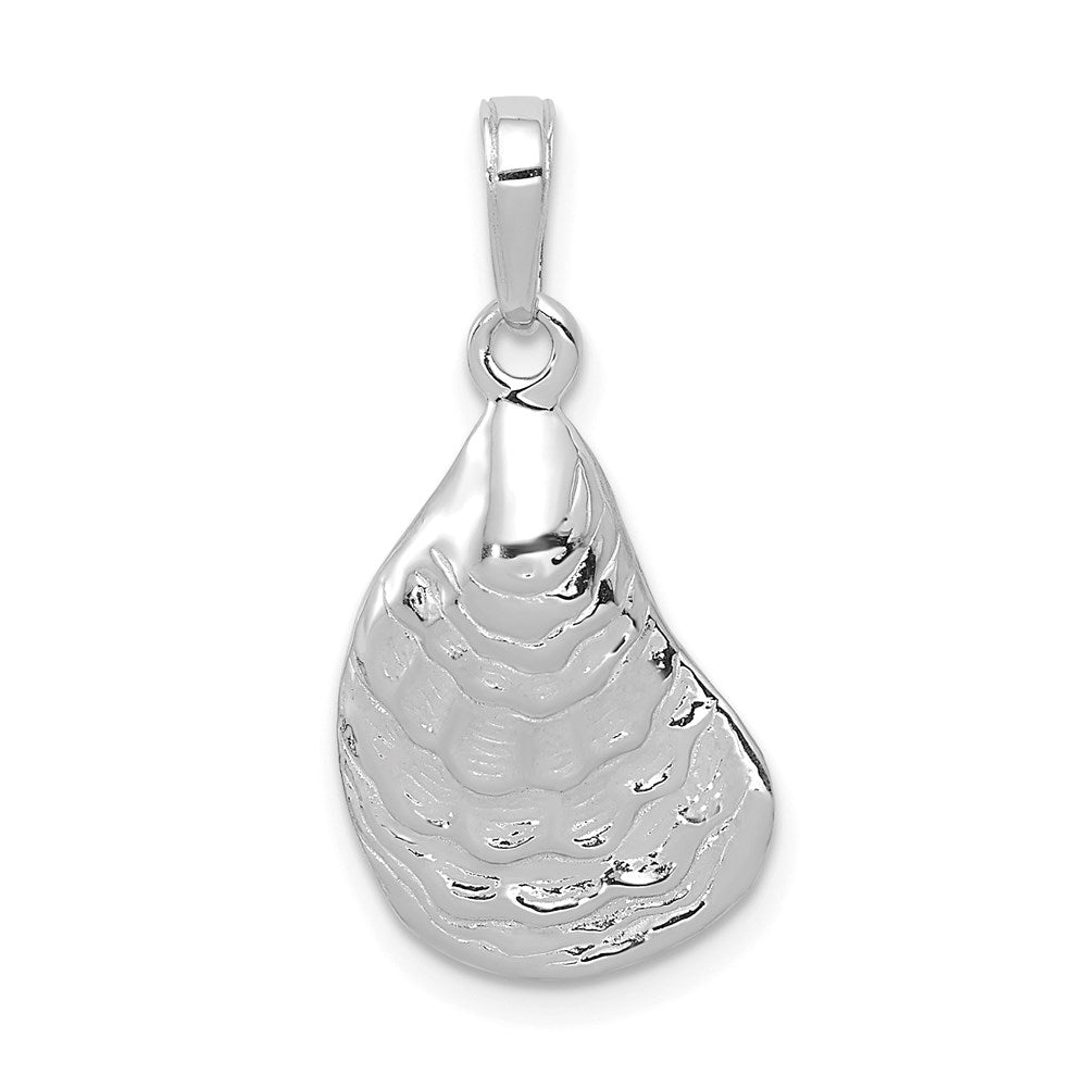 Anhänger mit Austernschale aus 14K Weißgold