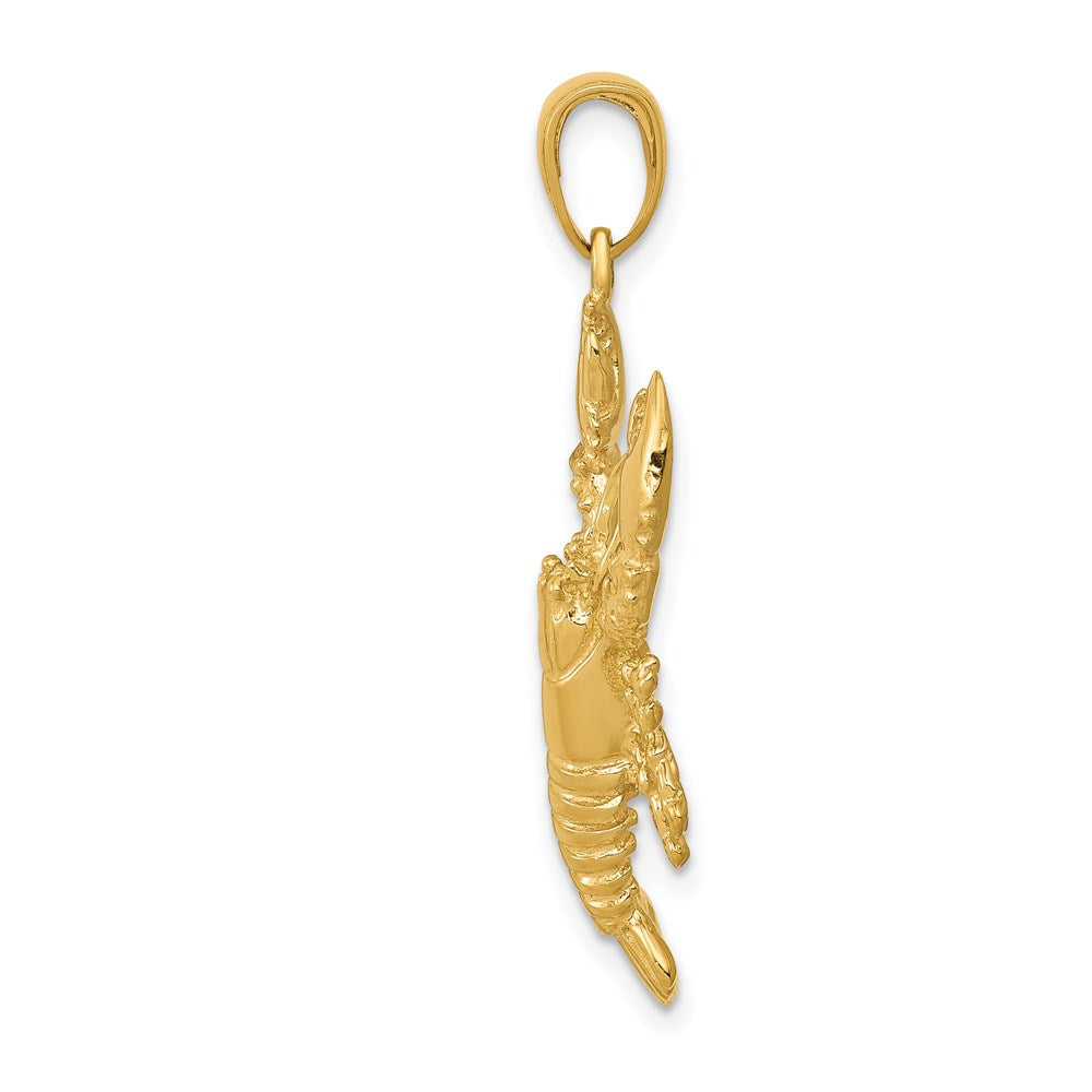 14k Gelbgold Hummeranhänger