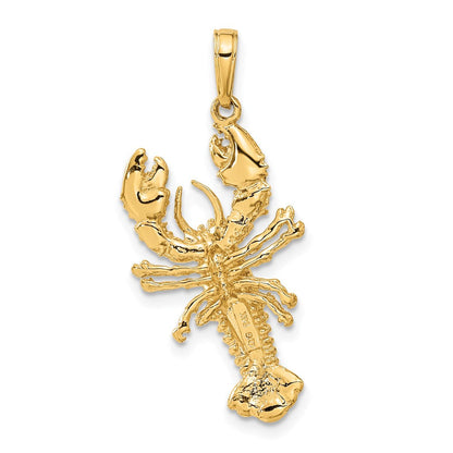 14k Gelbgold Hummeranhänger