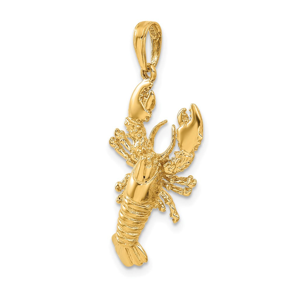 14k Gelbgold Hummeranhänger