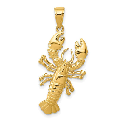 14k Gelbgold Hummeranhänger