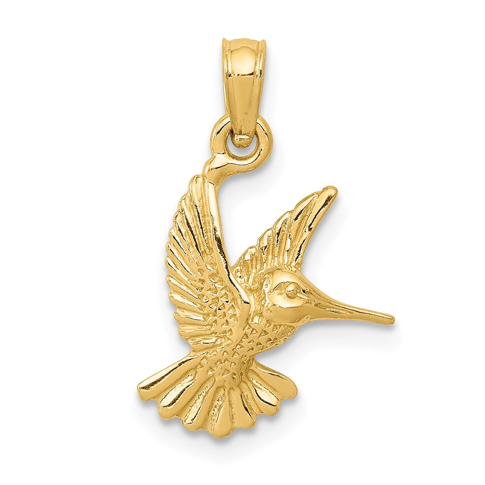 14K Gelbgold Hummingbird Anhänger