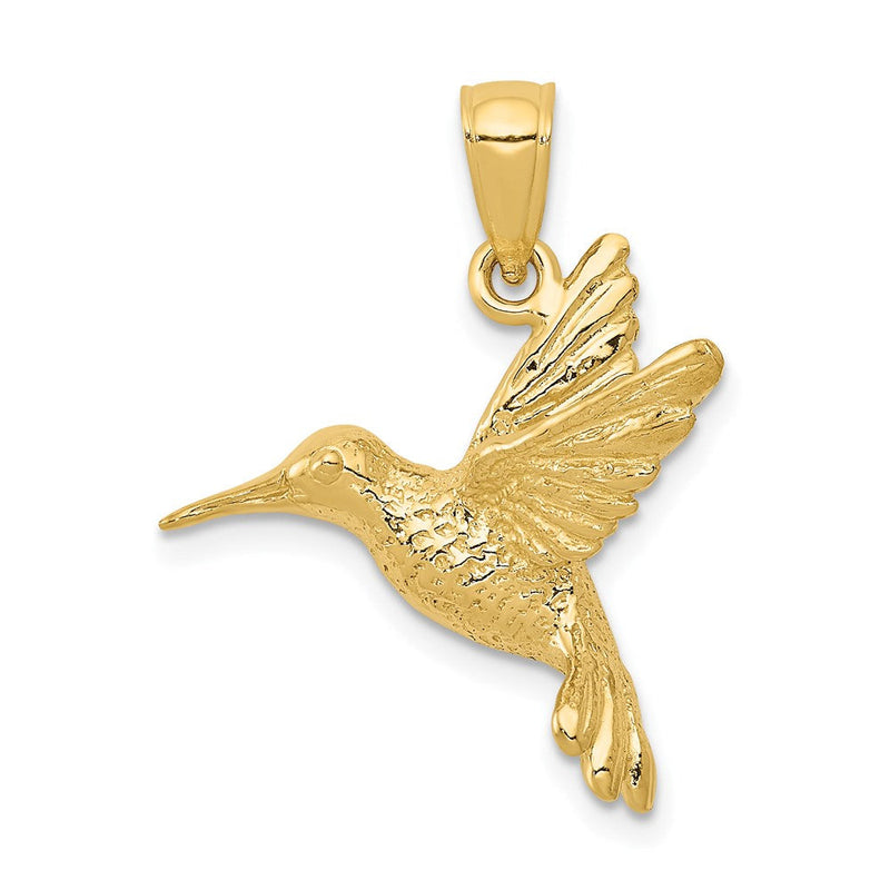 14K Gelbgold Kolibri-Anhänger