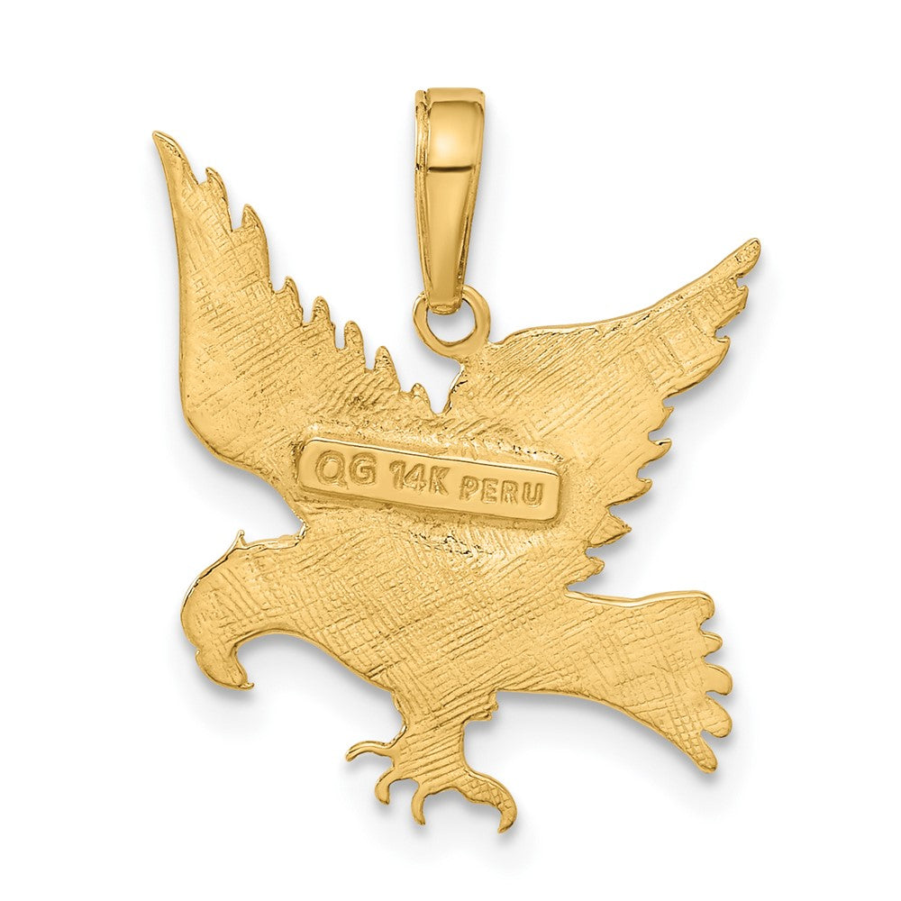14K Gelbgold Adler-Anhänger
