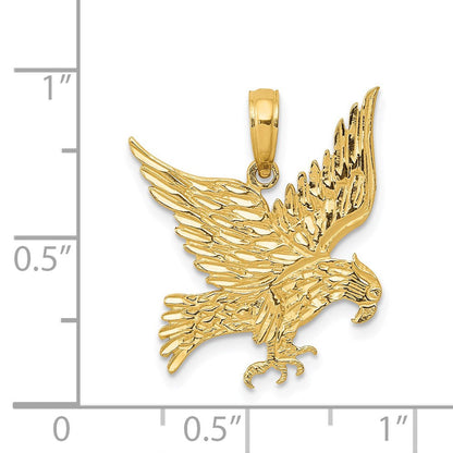 14K Gelbgold Adler-Anhänger