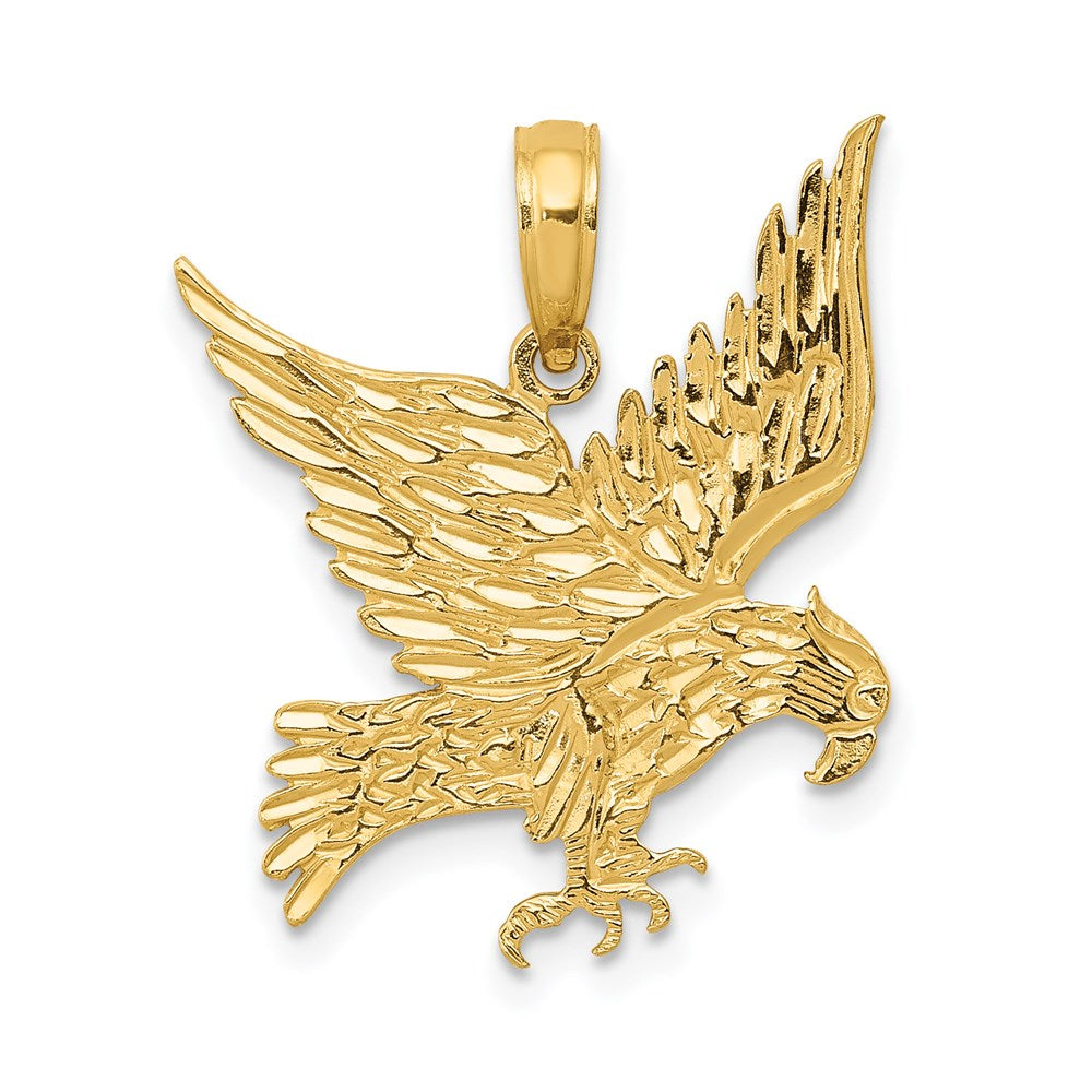 14K Gelbgold Adler-Anhänger