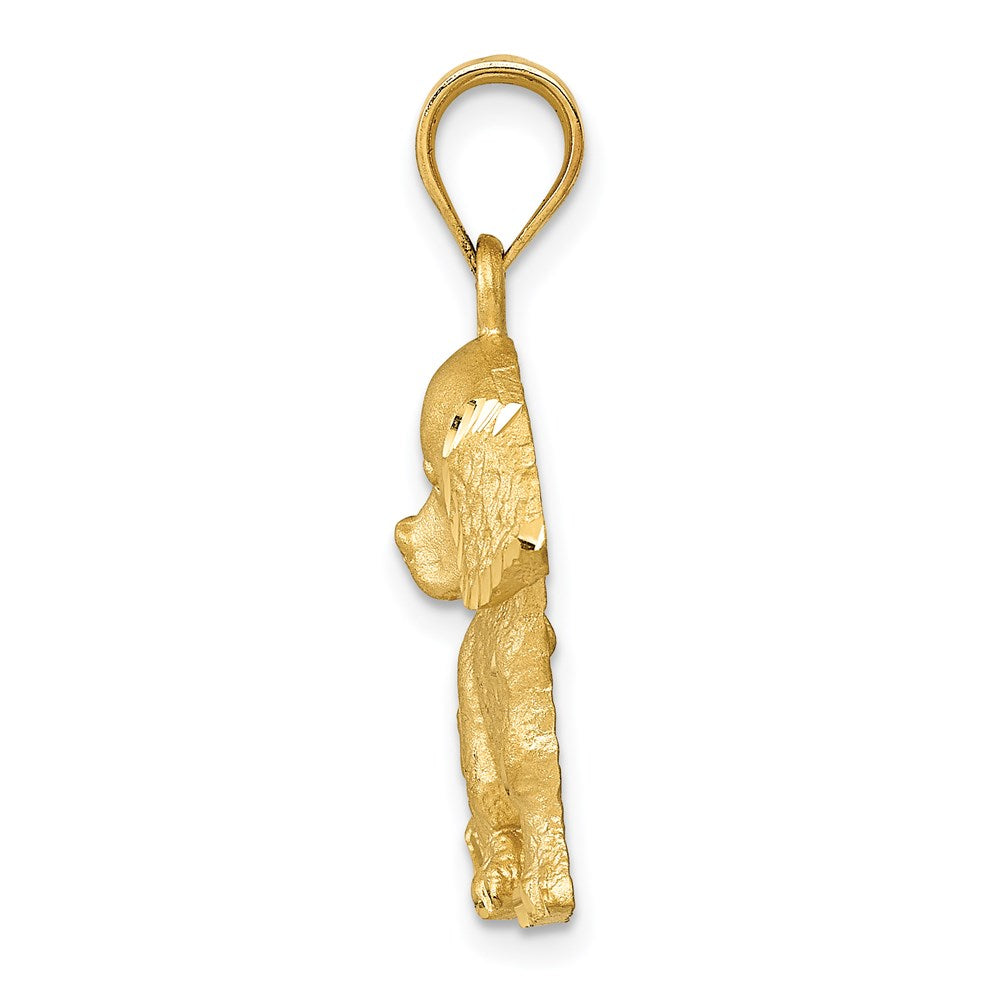 14K Gelbgold Hunde-Charm