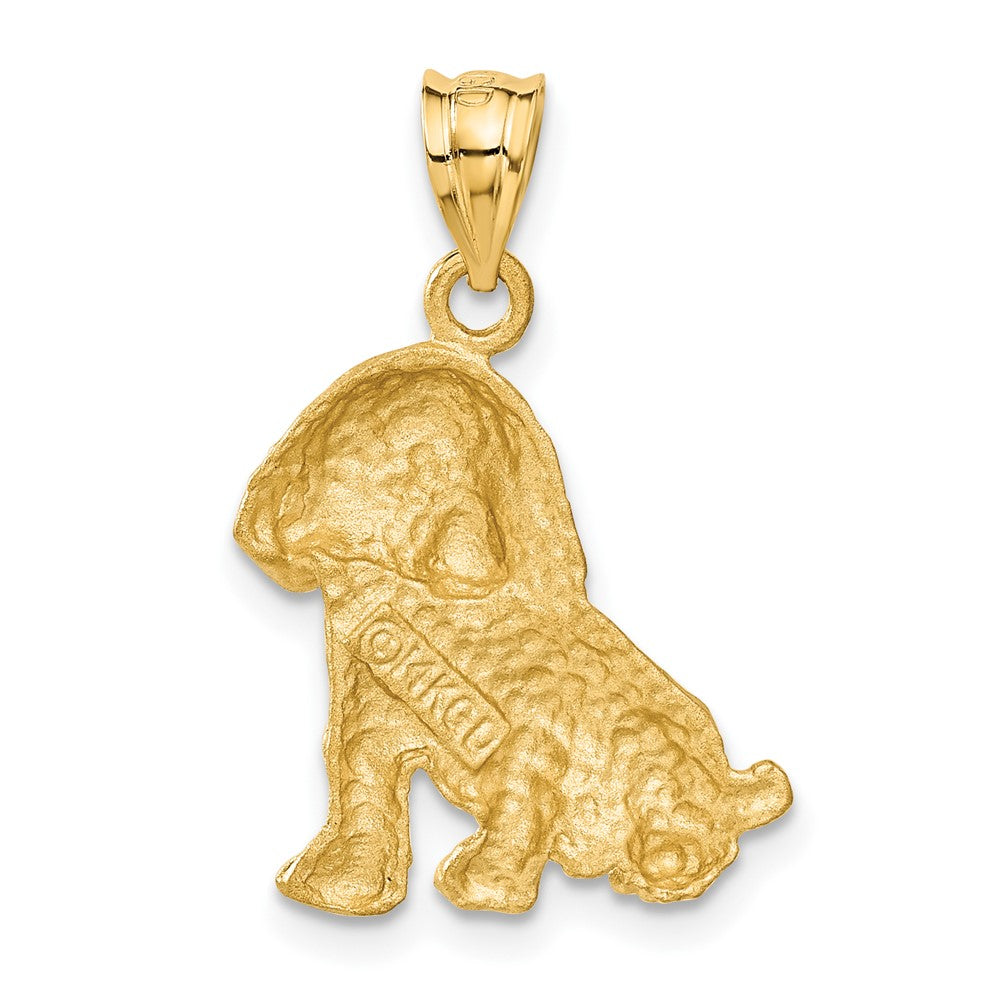 14K Gelbgold Hunde-Charm
