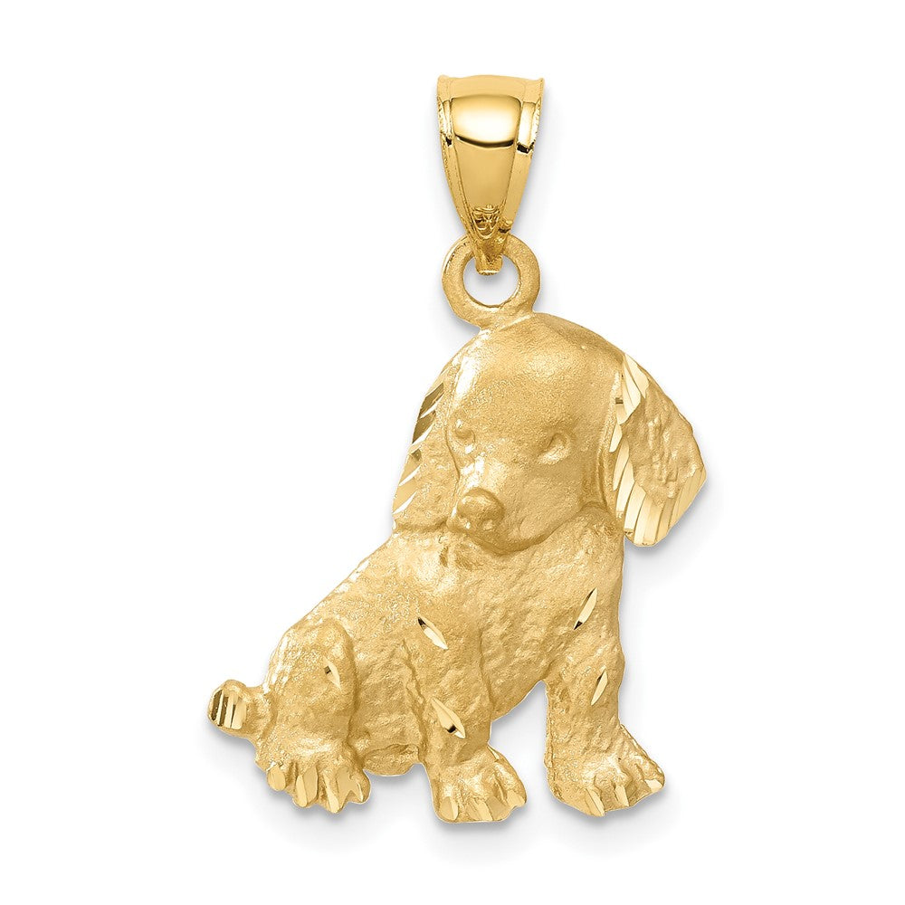 14K Gelbgold Hunde-Charm