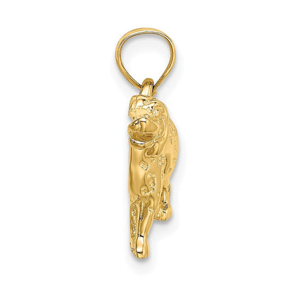 14K Gelbgold Dalmatiner-Hund-Charm