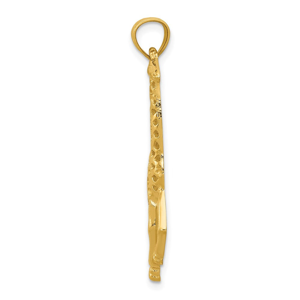 14K Gelbgold Giraffen-Anhänger