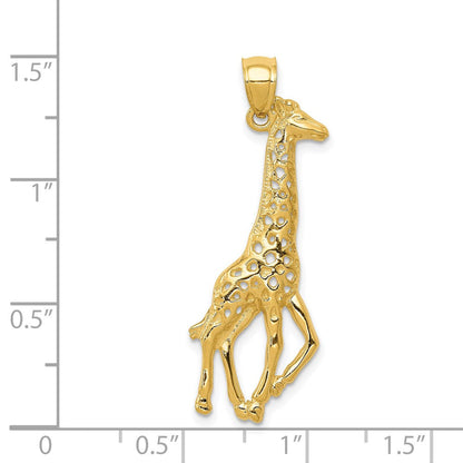 14K Gelbgold Giraffen-Anhänger