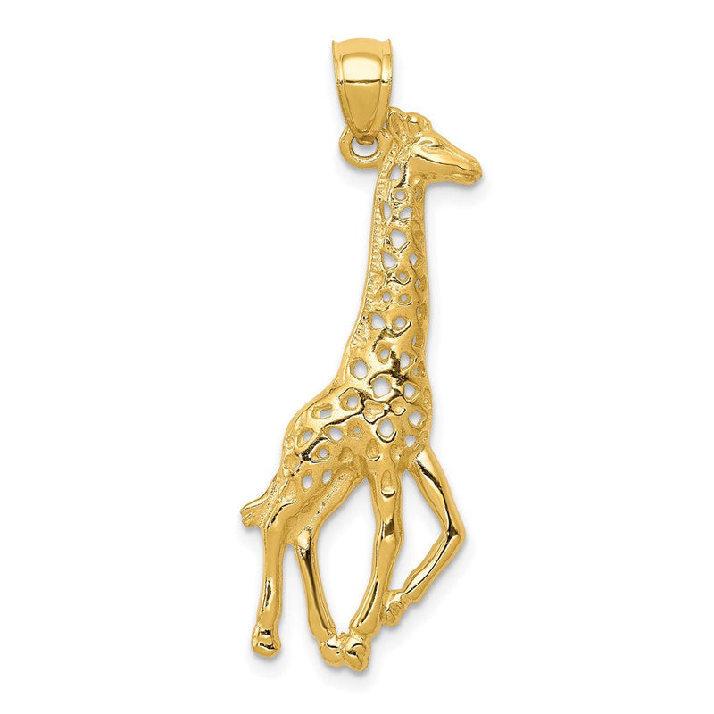 14K Gelbgold Giraffen-Anhänger