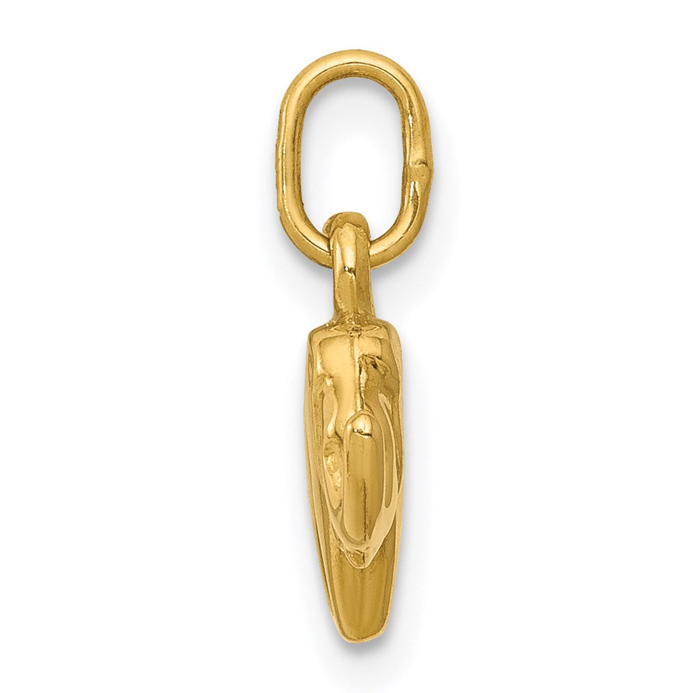 14K Gelbgold Elefant Charm