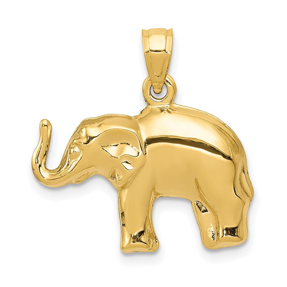 14K Gelbgold Elefant Anhänger