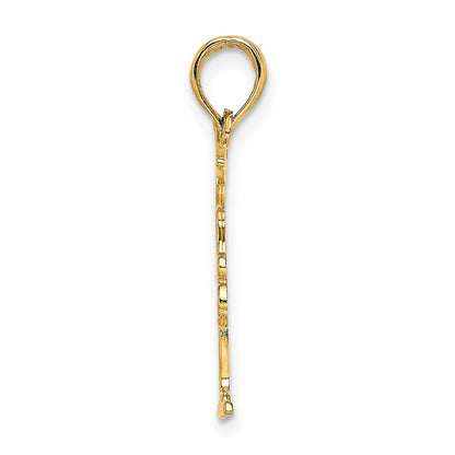 14K Gelbgold Gymnastics Floor Charm