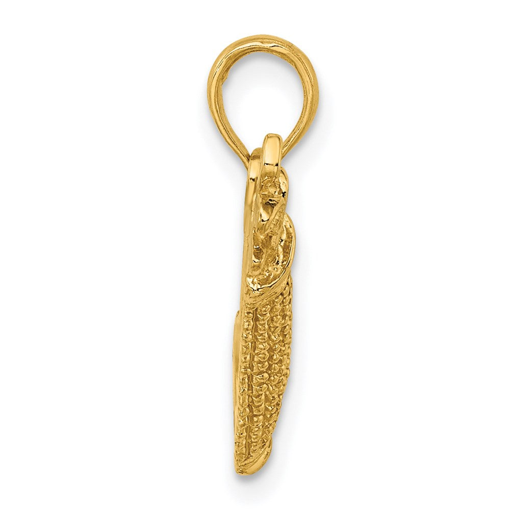 14K Gelbgold Golftaschen-Charm