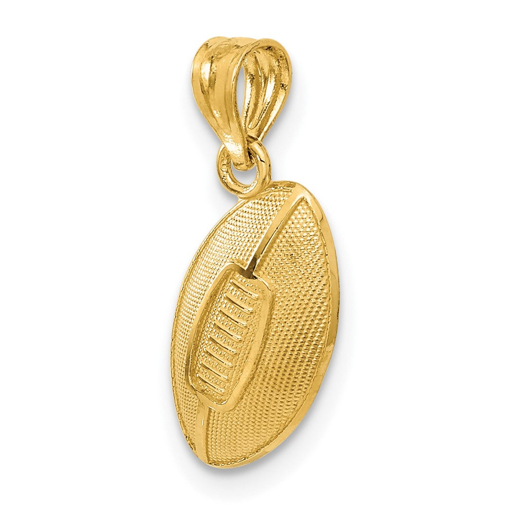 14K Gelbgold Football Anhänger