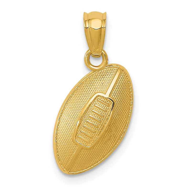 14K Gelbgold Football Anhänger
