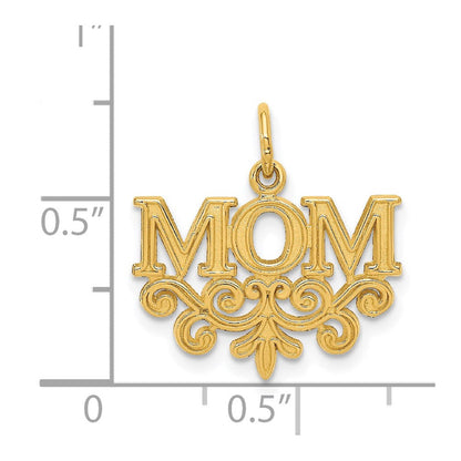 14K Gelbgold Mama Charm