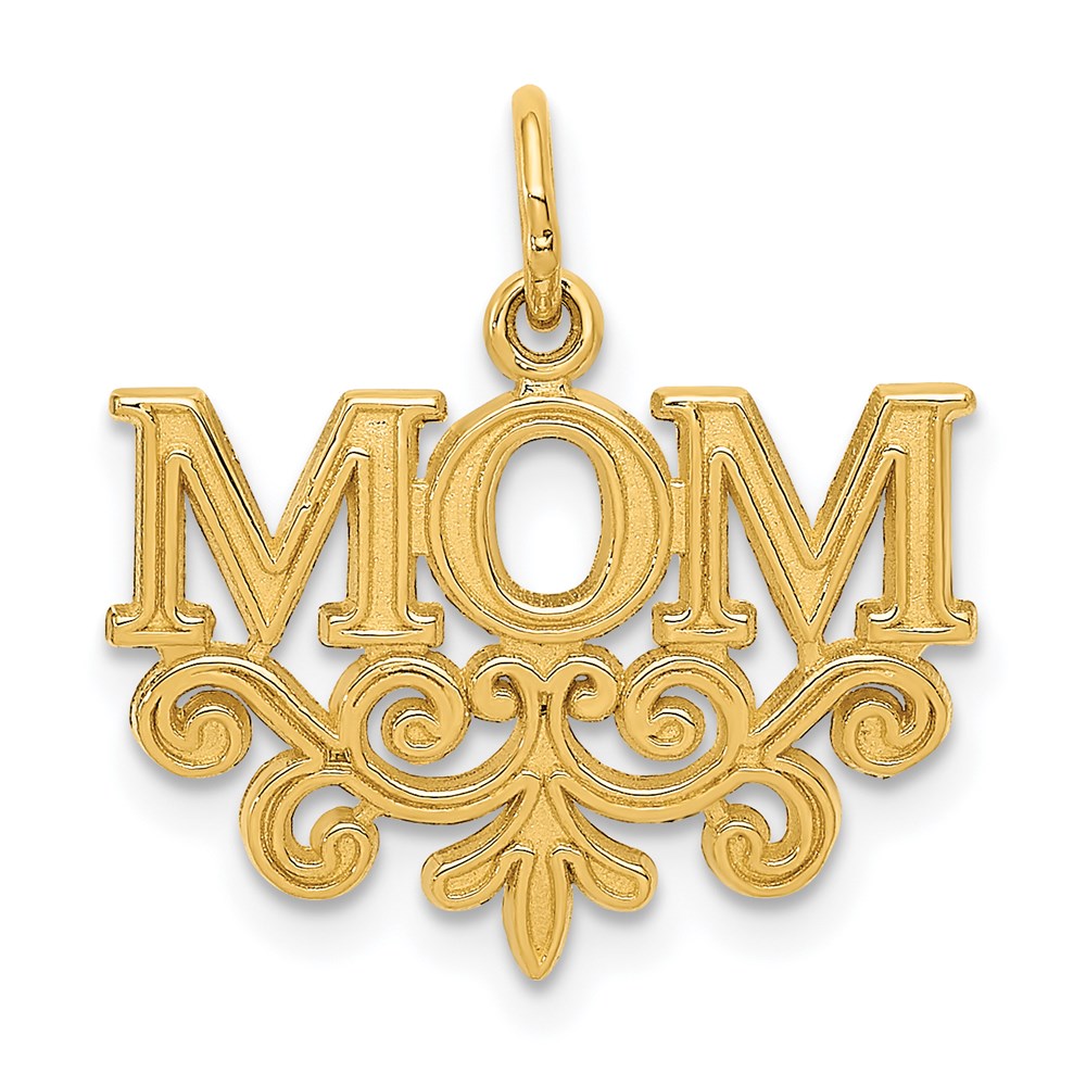 14K Gelbgold Mama Charm