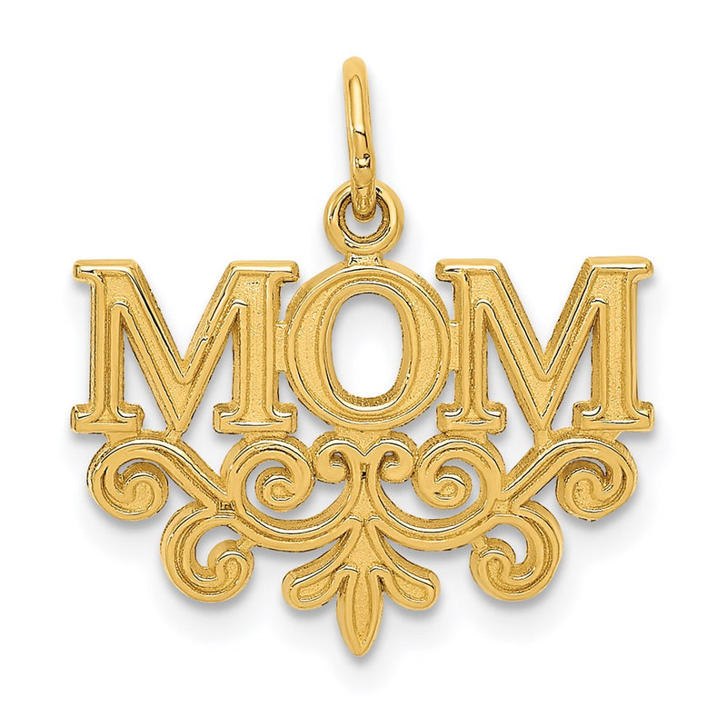 14K Gelbgold Mama Charm