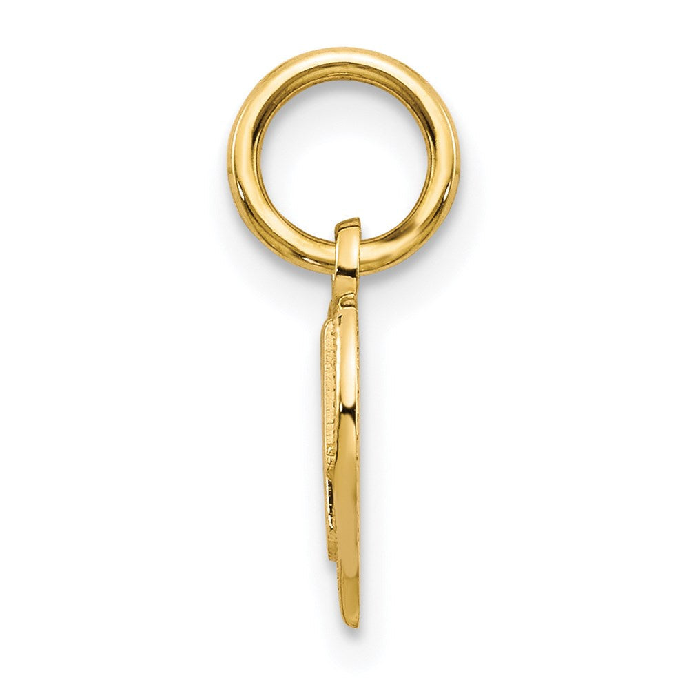 14K Gelbgold Mama Herz Charm