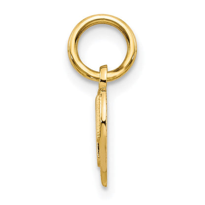 14K Gelbgold Mama Herz Charm