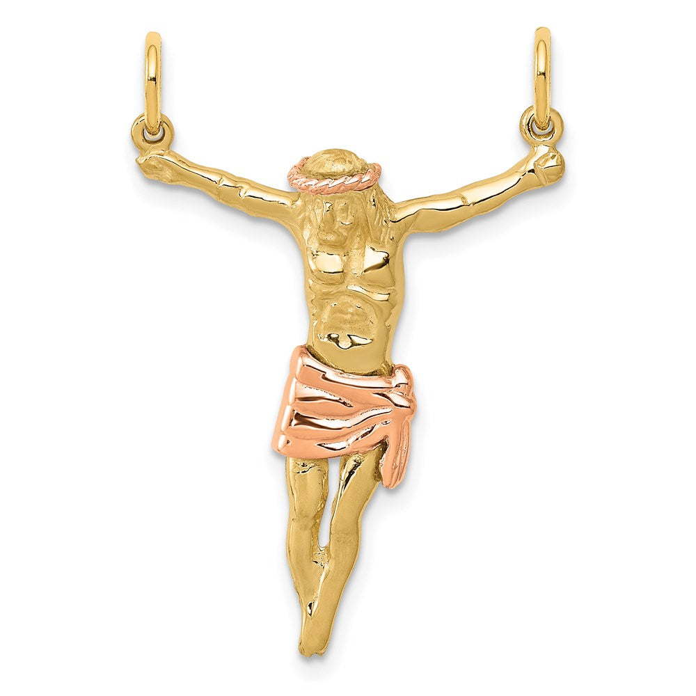 14K Bicolor-Gold Rosé-Korpus-Anhänger