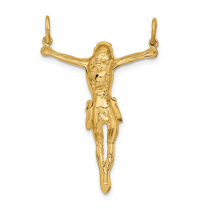 14K Bicolor Gold Rosen-Korpus-Anhänger