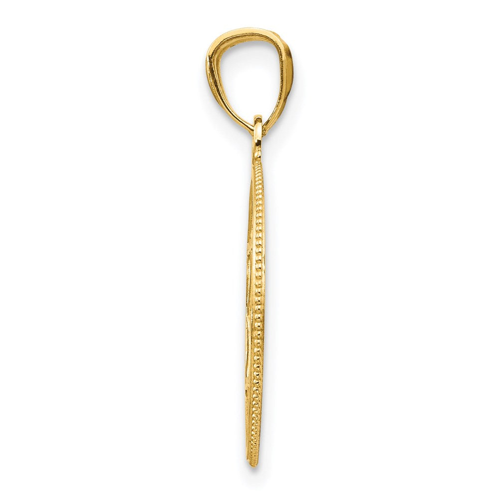 14K Gelbgold Filigran Stern Of David Anhänger