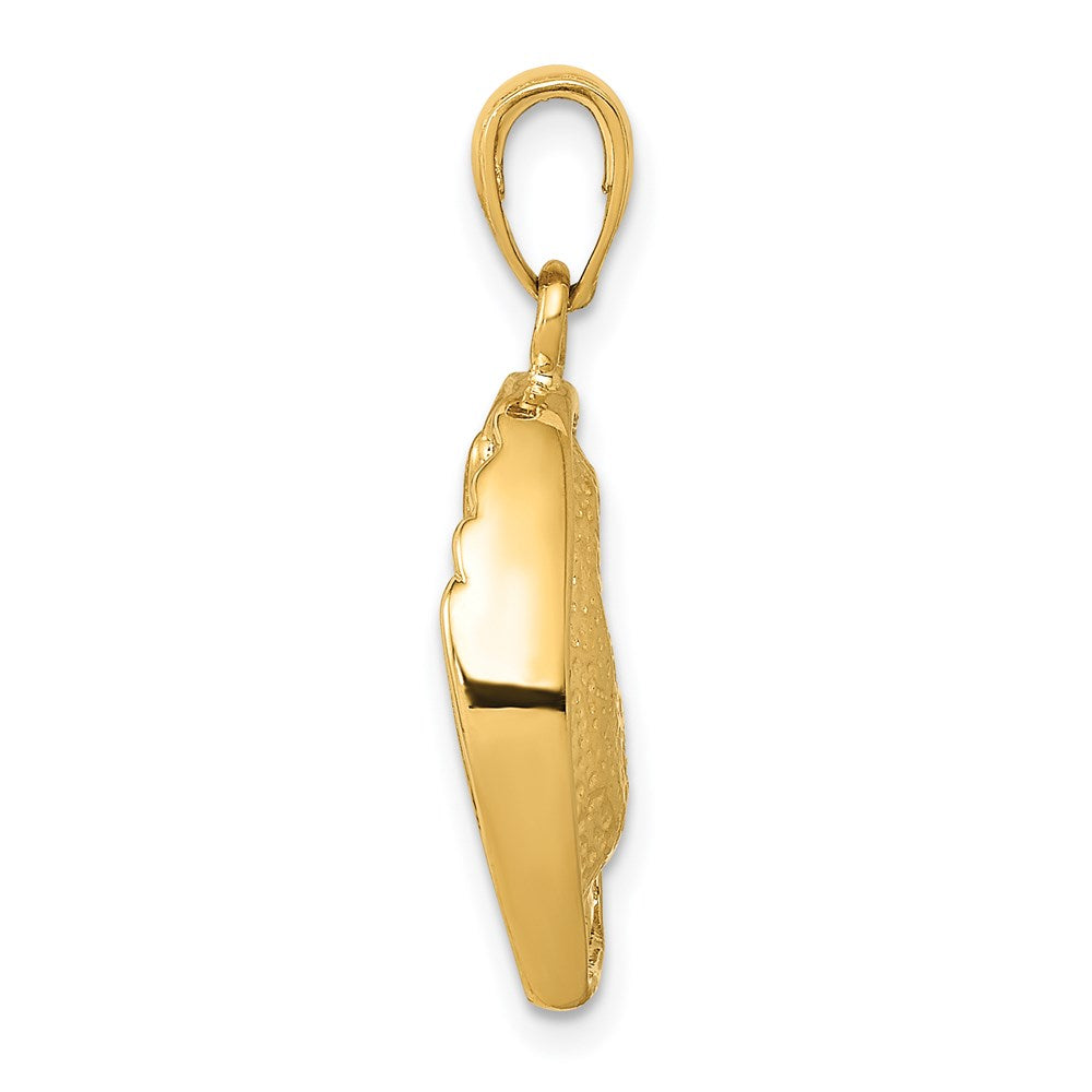 14K Gelbgold Baseballhandschuh-und-Ball-Anhänger