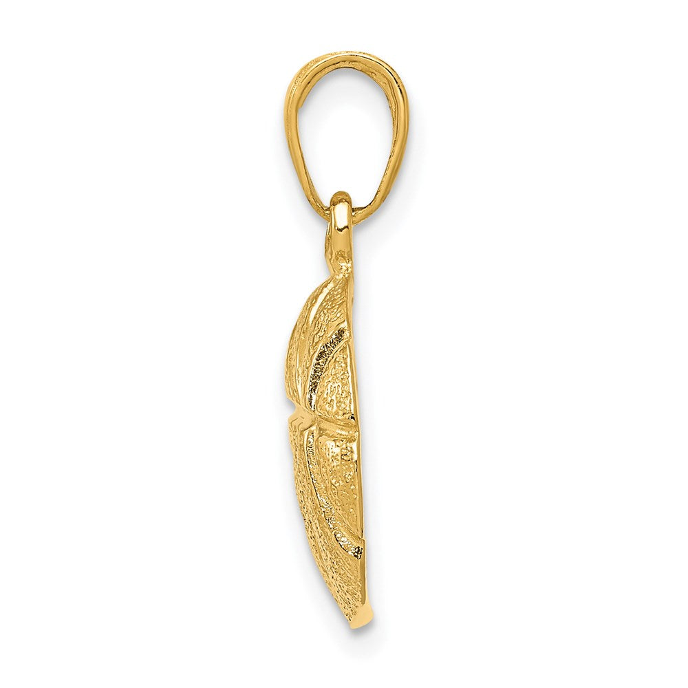 14 Karat Gelbgold Basketball-Anhänger
